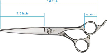 DAESUNG Hair Cutting Scissors| Sharp Razor Edge Blade Hair Shears Series, Stainless Steel Salon Barber Scissors for Men and Women, Premium Shears for Hair Cutting For Salon & Home Use (DHC-62, 6")